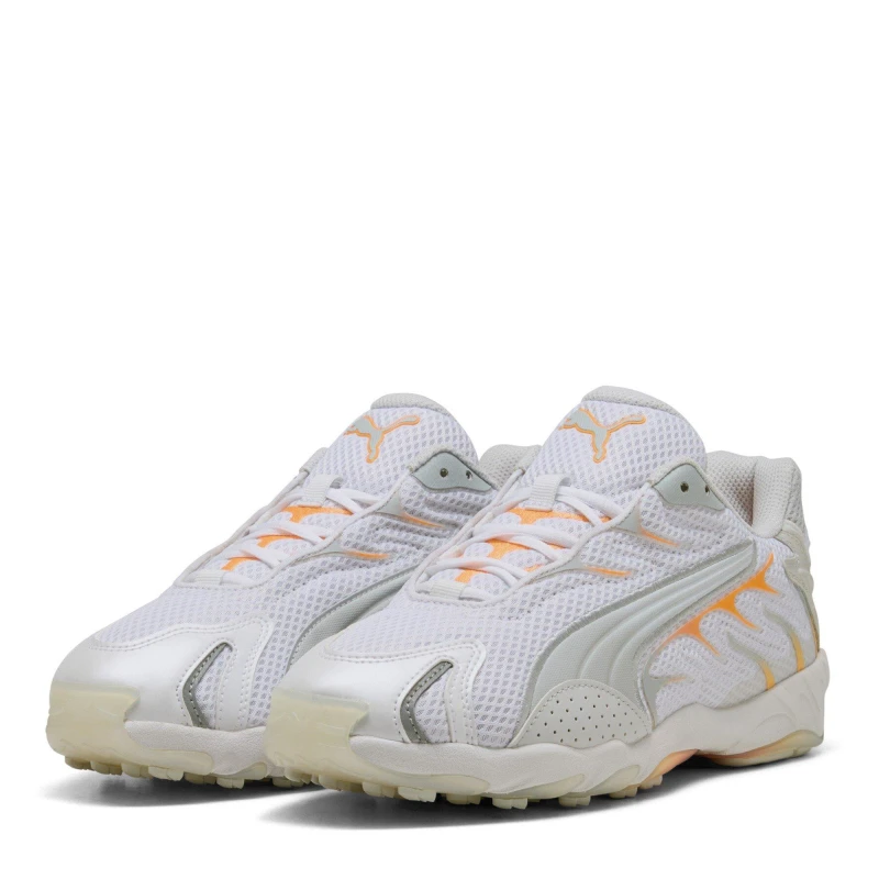 Image of Puma Mens Inhale Low-Top Trainers Wht/Orange male 6 (39)