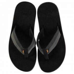 Image of Teva Voya Mens Flip Flops - Black/Grey