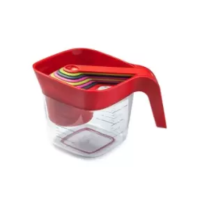 Image of Stack & Store Measuring Set Red - Zeal