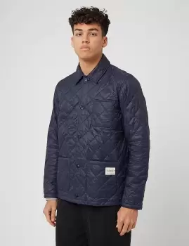 Image of Barbour Soval Quilt Jacket - Navy Blue