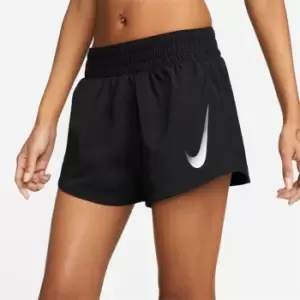 Image of Nike Swoosh Womens Shorts - Black