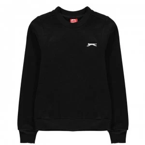 Image of Slazenger Fleece Crew Sweater Junior Boys - Black