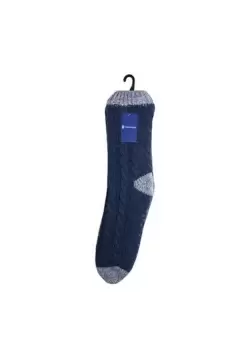 Image of Contrast Slipper Socks