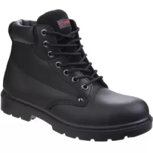 Image of Centek Mens FS331 Classic Ankle S3 Lace Up Leather Safety Boots (9 UK) (Black) - Black