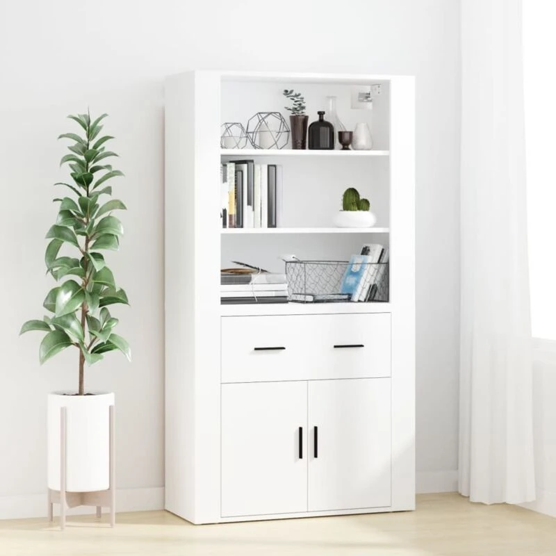 Image of VIDAXL Highboard White Engineered Wood Vidaxl 3185375