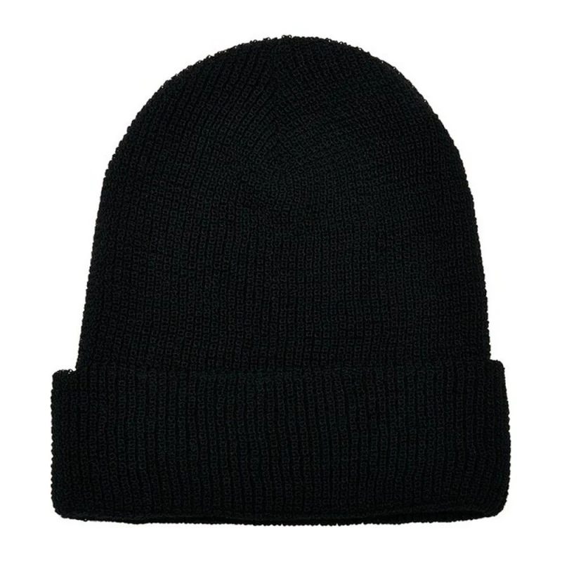 Image of Flexfit Flexfit Men Knitted Waffle Beanie in Black One Size Male 5063300291115