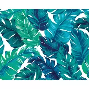 Image of Origin Murals Bold Tropical Leaves Green Wall Mural - 3.5 x 2.8m