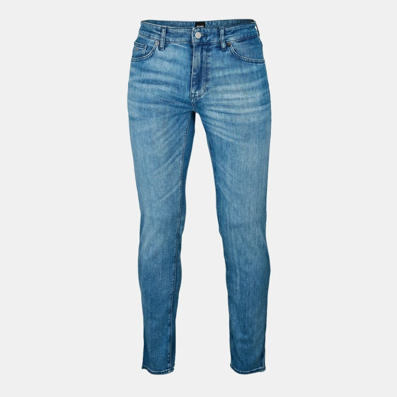 Image of Boss Mens Maine3 Slim Fit Jeans Turquoise/Aqua male 30W R