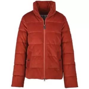 Image of Barbour Womens Aubrey Quilt Burnt Henna 10