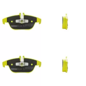 Image of RIDEX PLUS Brake pad set MERCEDES-BENZ 402B0245P 0054200720,0054204220,0054204320 0054204920,0054205120,0054208120,0064201320,0064206120,0074206120