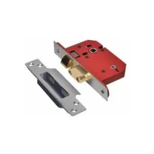 Image of Union StrongBOLT 22WCS Mortice Bathroom Lock Stainless Steel 81mm 3" Visi