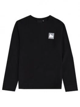 Image of Money Boys Long Sleeve Block Ape T-Shirt - Black