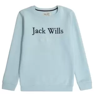 Image of Jack Wills Crew Neck Sweater Junior Boys - Blue