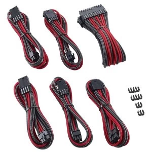 Image of CableMod PRO ModMesh Cable Extension Kit - Carbon/Red