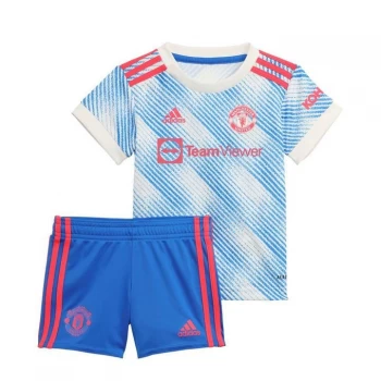 Image of adidas Manchester United Away Baby Kit 2021 2022 - White