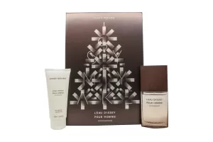 Image of Issey Miyake LEau DIssey Pour Homme Wood & Wood Christmas Gift Set 50ml Eau de Parfum + 100ml Shower Gel