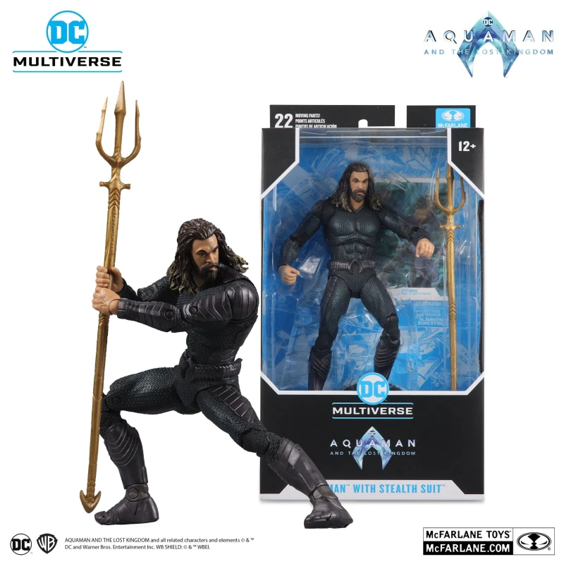 Image of DC Aquaman with Stealth Suit Action Figure - Multi Multi One Size