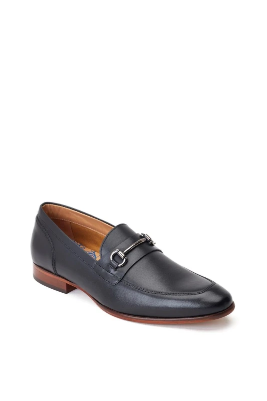 Image of Base London Base London Men Russo Buckle Loafer in Black Size: 10 Black 10 Male 5038538357285