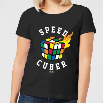 Image of Speed Cuber Womens T-Shirt - Black - M - Black