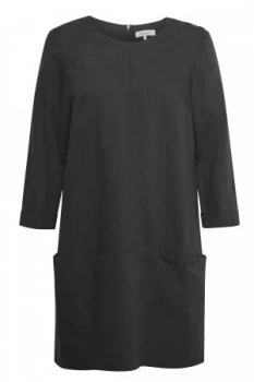 Image of Great Plains Alana Linen Shift Dress Black