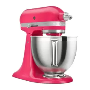 Image of KitchenAid 5KSM195PSBHI Artisan 4.7L HIBISCUS Tilt-head Stand Mixer, Fuschia