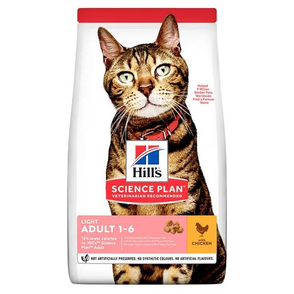 Image of Hill's Science Plan Feline Adult Light Chicken Cat Food 85g
