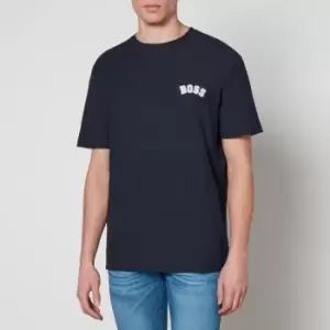 Image of BOSS Orange T-Prep Textured Cotton-Jersey T-Shirt - S