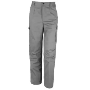 Image of Result Unisex Work-Guard Windproof Action Trousers / Workwear (S) (Grey)