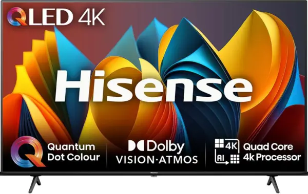 Image of Hisense 43" 43E7NQTUK Smart 4K Ultra HD QLED TV