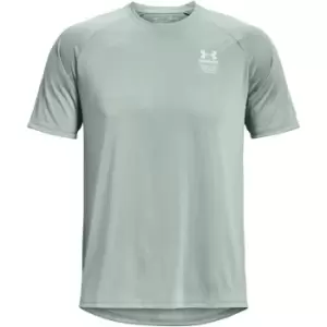 Image of Under Armour Armourprint Short Sleeve T Shirt Mens - Green