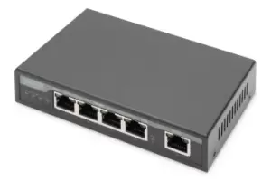 Image of Digitus 4 Port Gigabit 4PPoE Extender, 802.3at, 60 W