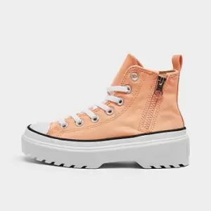 Image of Girls' Little Kids Converse Chuck Taylor All Star High Top Lugged Casual Shoes