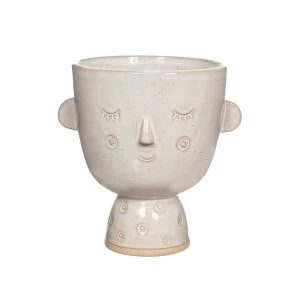 Image of Sass & Belle Simple Face Glazed Planter