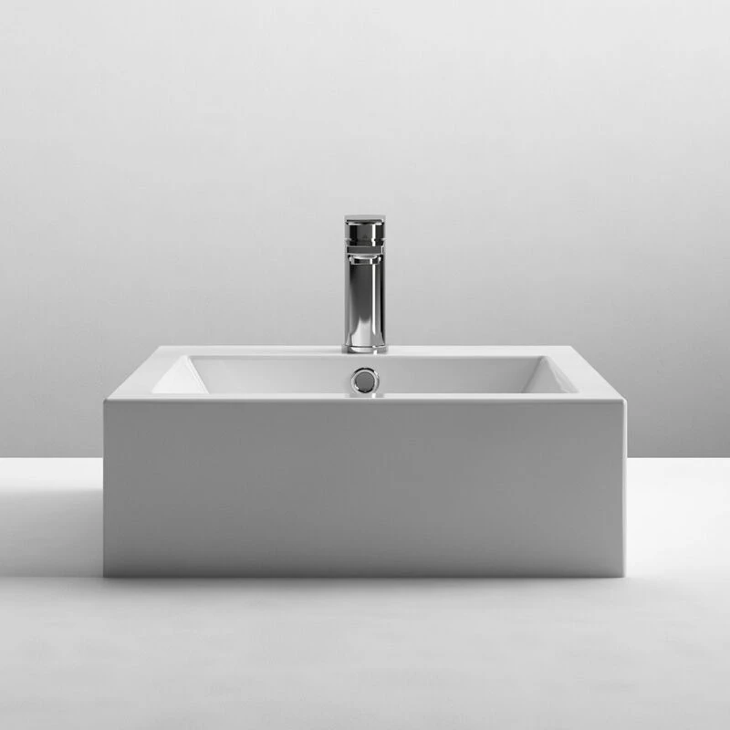 Image of nuie Square Basin 460x470x160mm, White NBV102