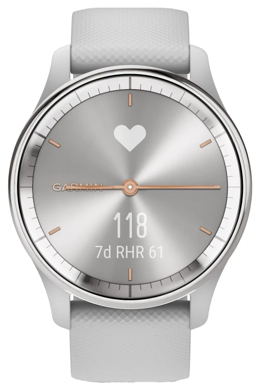 Image of Garmin 010-02665-03 Vivomove Trend Silver Stainless Steel Watch