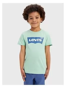 Image of Levis Boys Short Sleeve Batwing T-Shirt - Green, Size 6 Years