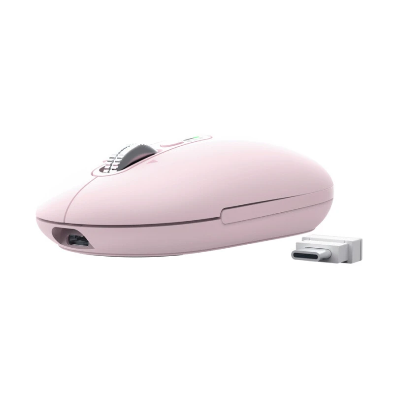 Image of Trust Trust Seron Slim Multi-Wireless Hyperscroll Mouse - Pink One Colour X1EJD Unisex