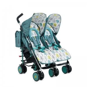 Image of Cosatto Supa Dupa Fjord Twin Stroller