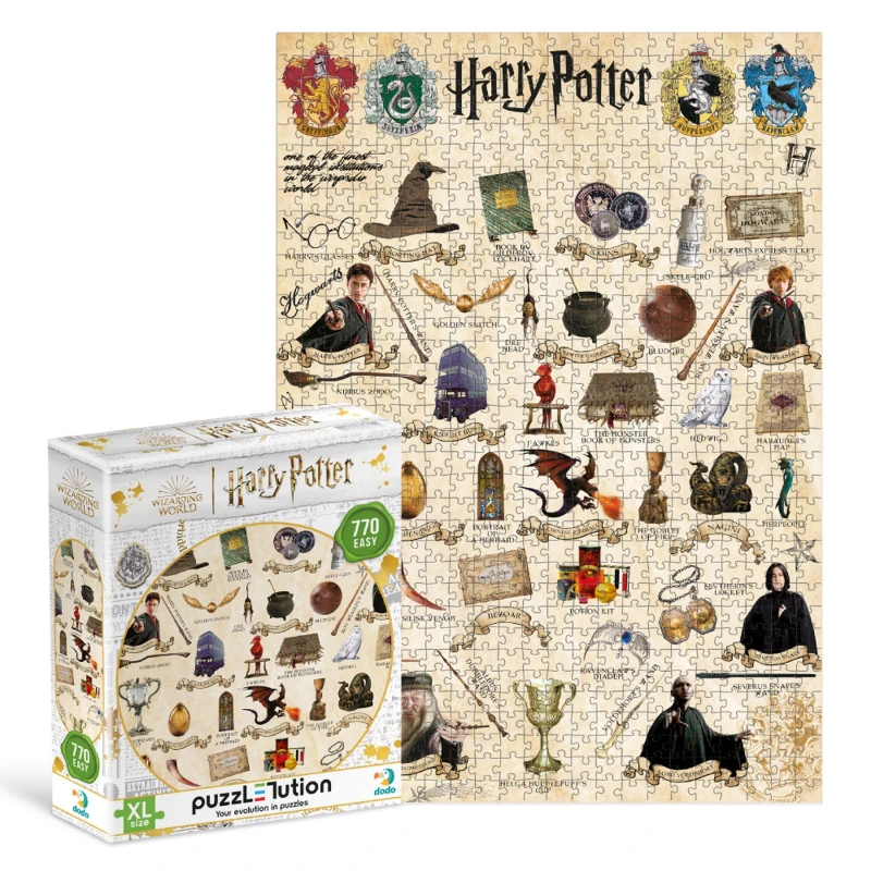 Image of DODO Puzzle Easy-XL Harry Potter. Wizards guide 770 pc Multi unisex One Size