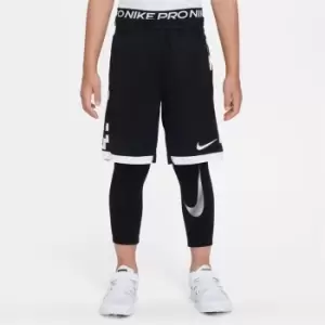 Image of Nike Pro Warm Dri-FIT Big Kids (Boys') Tights - Black