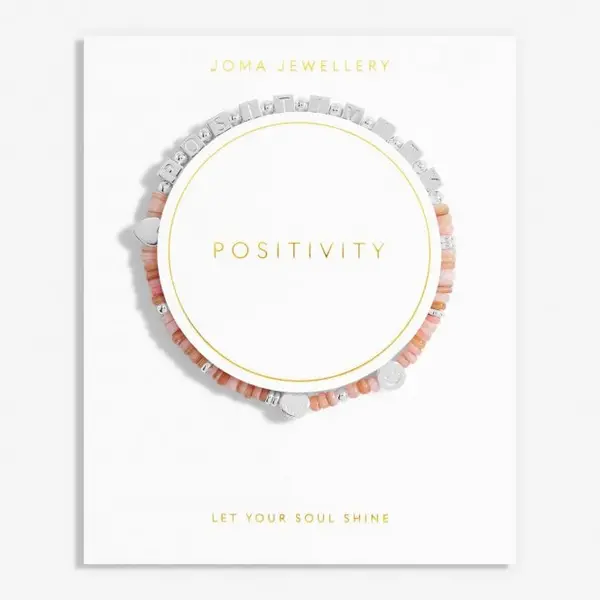 Image of Happy Little Moments Positivity Silver Plated 17.5cm Bracelet 7078
