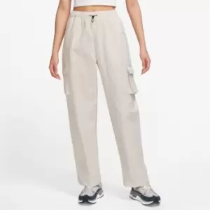 Image of Nike Sportswear Essential Womens High-Rise Woven Cargo Pants - Cream