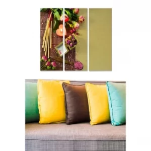 Image of MDF4611449 Multicolor Decorative MDF Painting (3 Pieces)