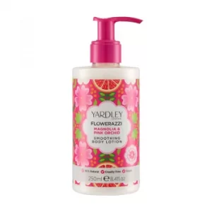 Image of Yardley Flowerazzi Magnolia Pink Orchid Body Lotion 250ml
