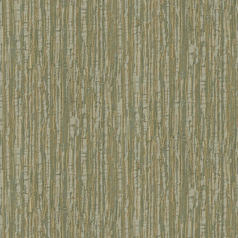 Image of Design ID DID Embroidered Crushed Silk Aqua & Silver Wallpap Wallpaper One Size Green 41269315000