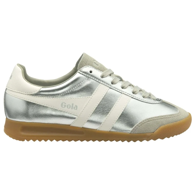 Image of Gola Womens Trainers Gola Torpedo Glimmer Trainer Argente Female 40