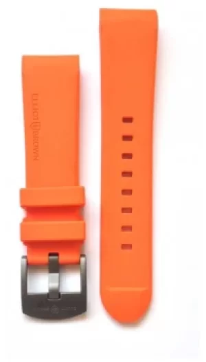 Image of Elliot Brown STR-R05 Orange Rubber Strap