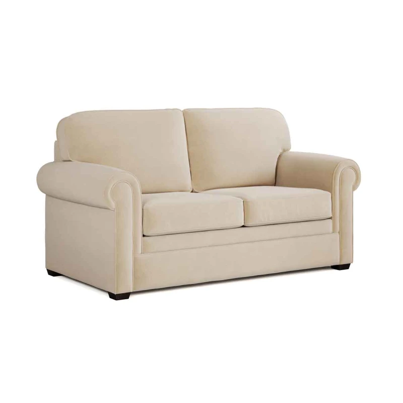Image of Jay-Be Jay-Be Heritage Cosy Chenille 2 Seater Sofa Bed with Pocket Mattress linen 2 seater