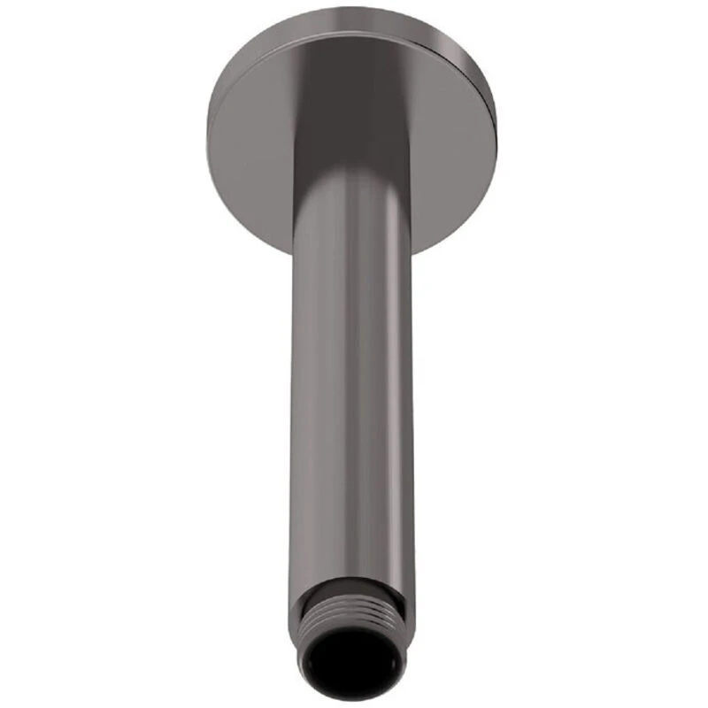 Image of NUIE Nuie - Round Ceiling Mounted Shower Arm 150mm Length - Brushed Pewter ARM715