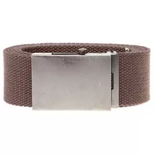 Image of Duke Mens Kingsize Edward Plain Webbing Belt (2XL) (Brown)